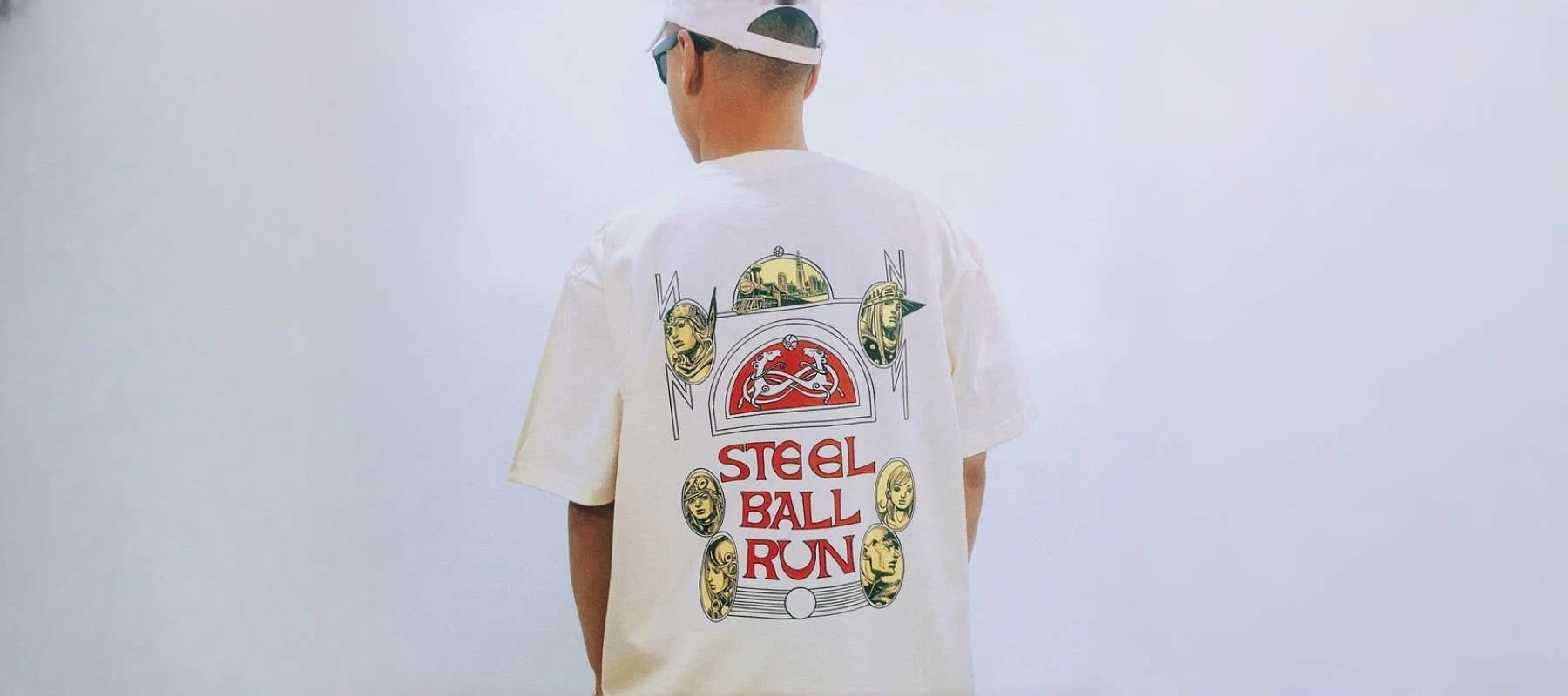 Steel Ball Run T-shirt – pure cotton JoJo’s Bizarre Adventure anime shirt from weebmemes