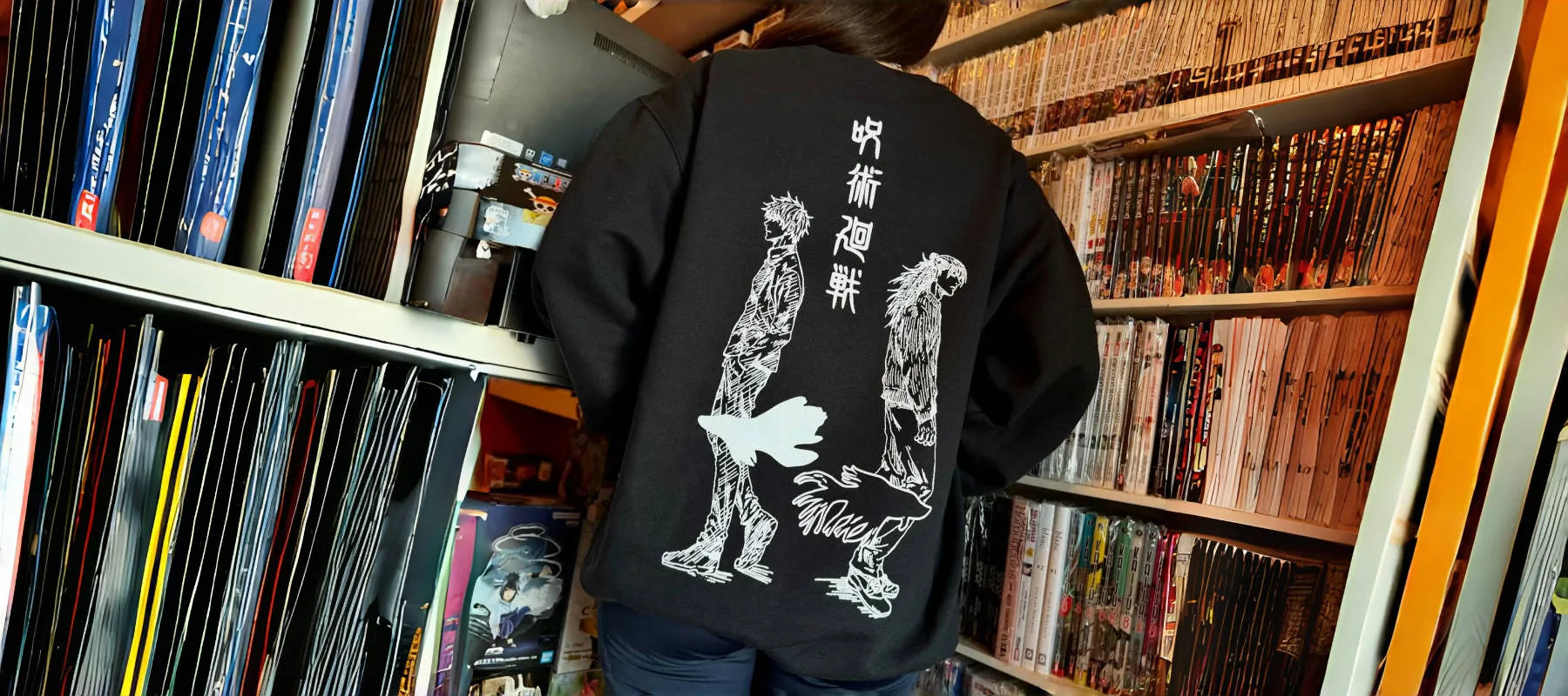 Jujutsu Kaisen pullover featuring Gojo Satoru – pure cotton anime sweatshirt by weebmemes