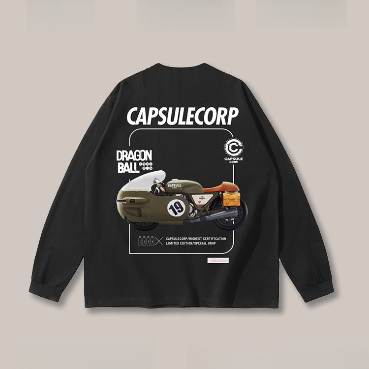 Maglietta a maniche lunghe in puro cotone con stampa Bulma di Dragon Ball 19