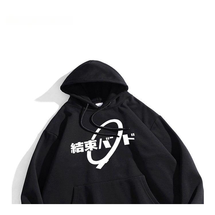 Sweat à capuche en pur coton du groupe japonais Kessoku Bocchi The Rock