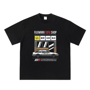 T-shirt από καθαρό βαμβάκι Initial D Fujiwara Toufu Shop