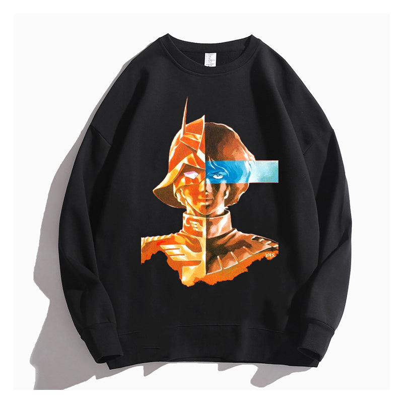 Φορητή φόρμα από καθαρό βαμβάκι Gundam Char πουλόβερ