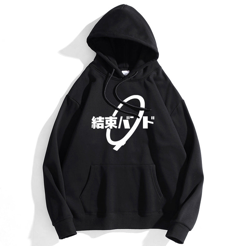 Sweat à capuche en pur coton du groupe japonais Kessoku Bocchi The Rock