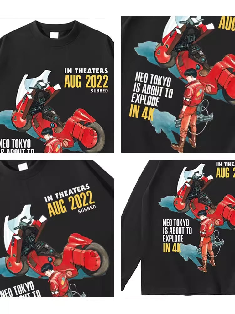 Koszulka Akira Retro z czystej bawełny