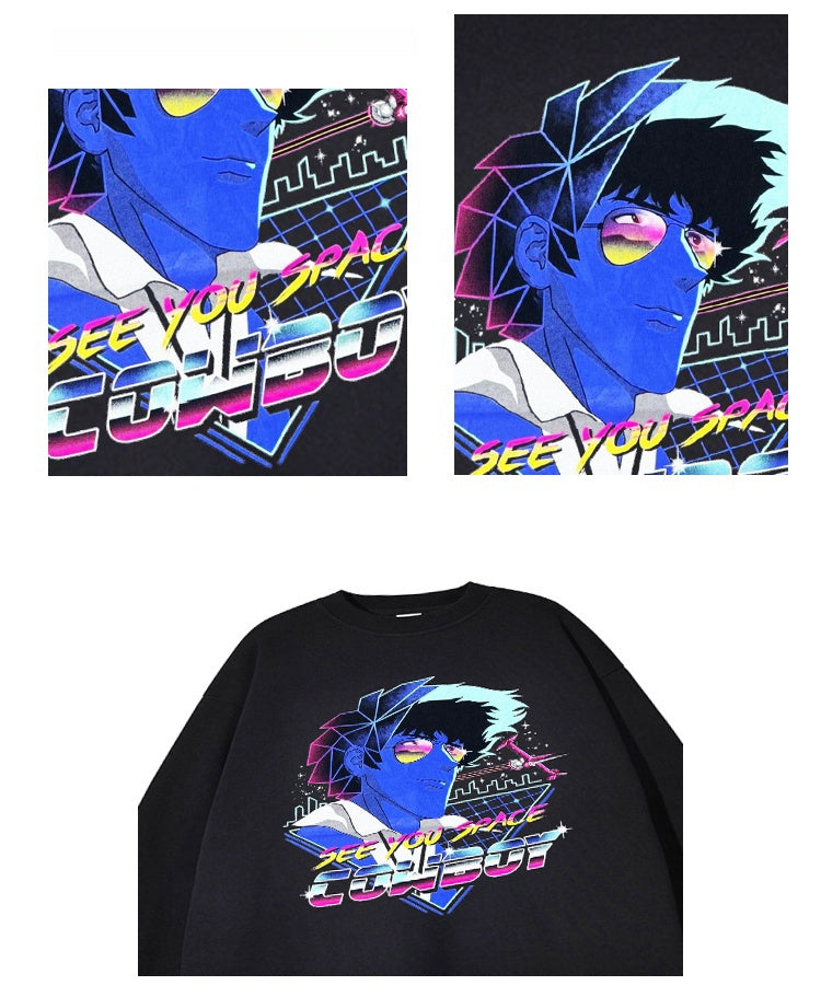 Jersey Cowboy Bebop de algodón puro