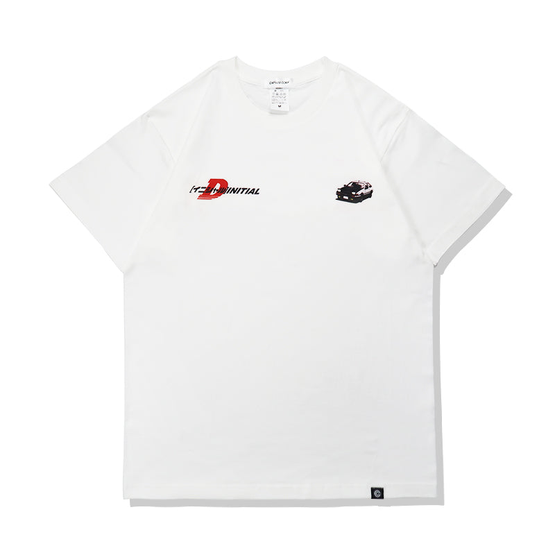 Puur katoenen Initial D Fujiwara Takumi AE 86 T-shirt