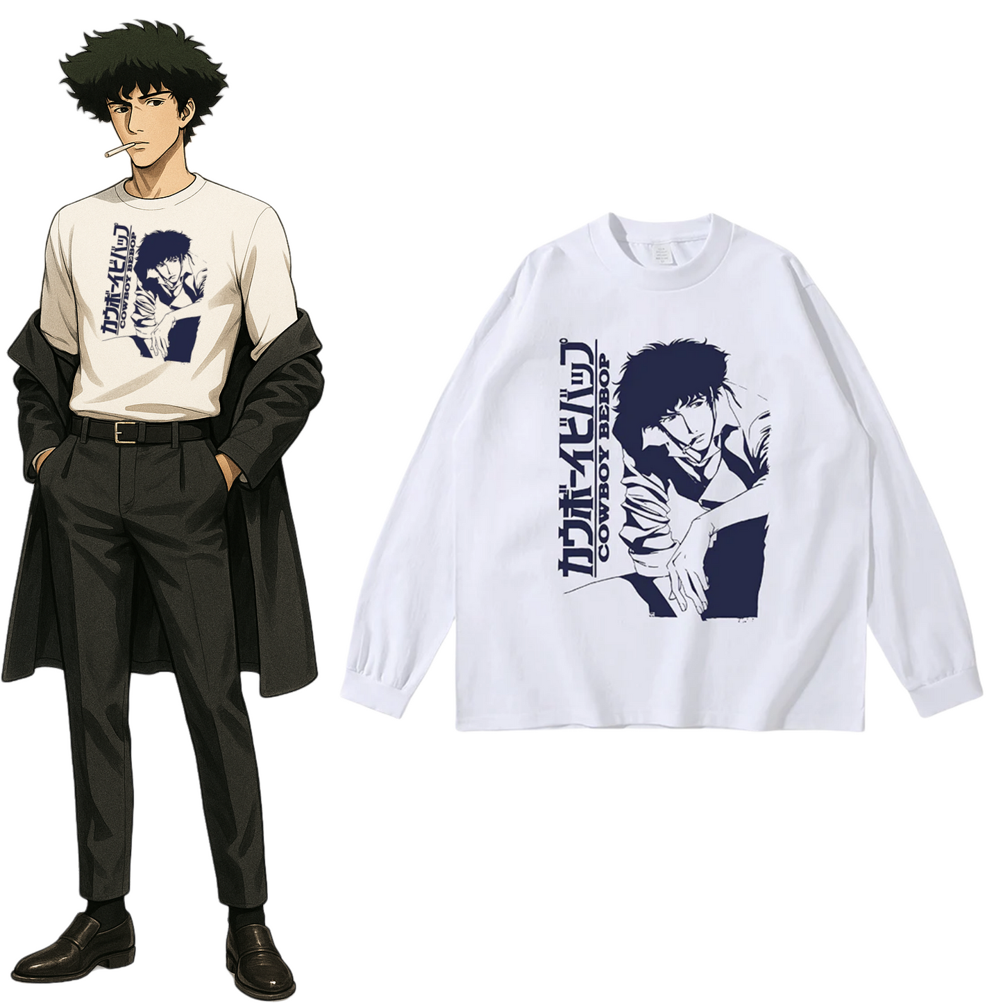 Pure Cotton Cowboy Bebop Long Sleeve T-Shirt
