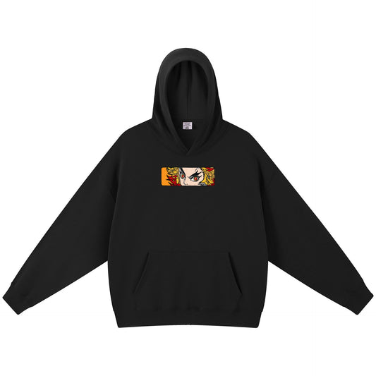 Flame Hashira Embroidered Hoodie