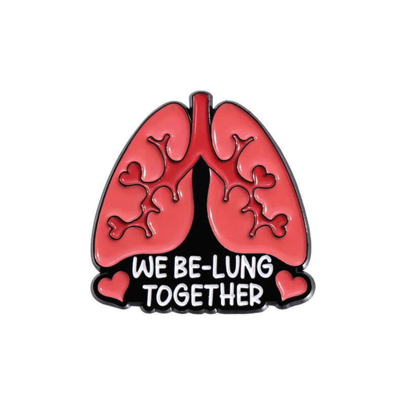 Anatomical Heart Medical Enamel Pins