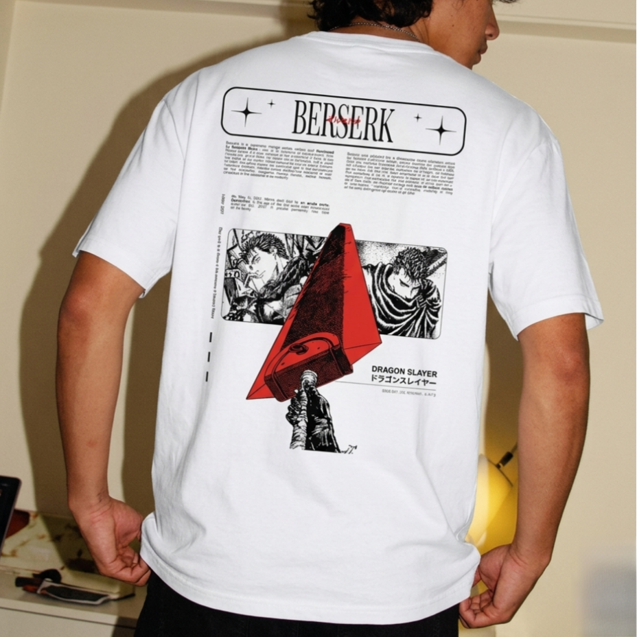 Camiseta Berserk de algodón puro