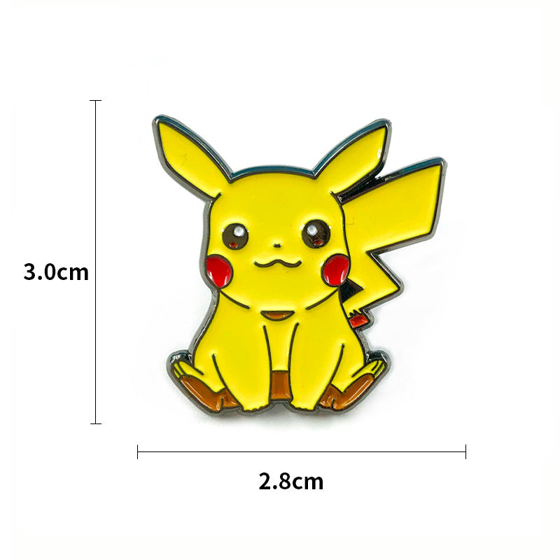 Classic Japanese Anime Spirit Beast Metal Pin Badge