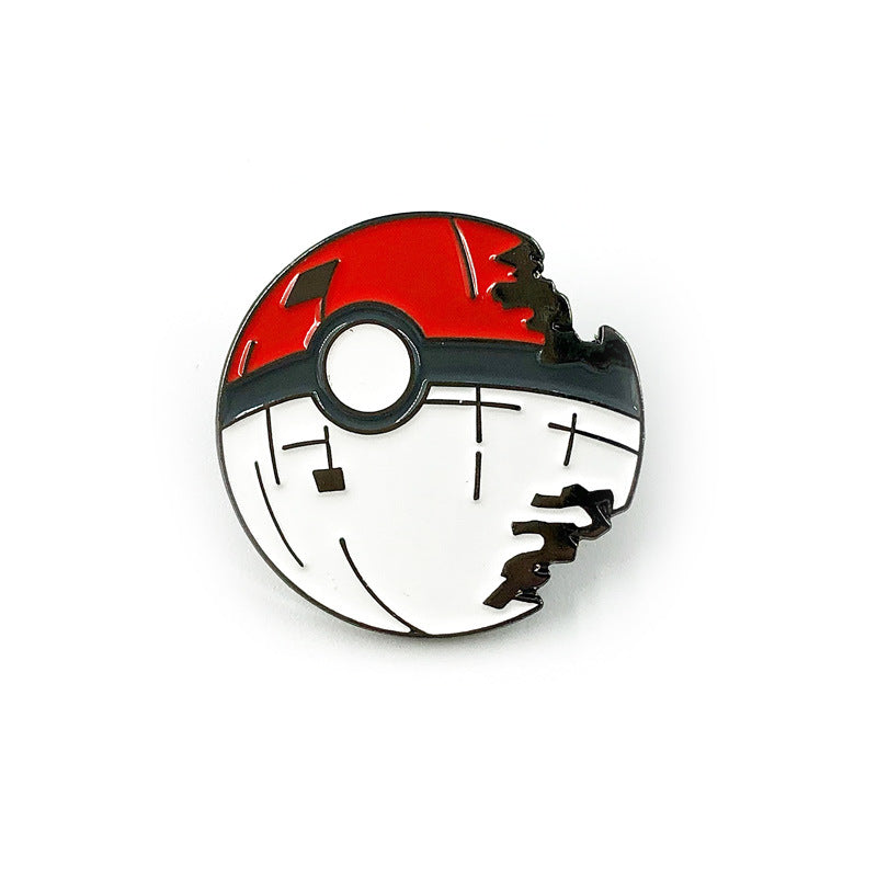 Classic Japanese Anime Spirit Beast Metal Pin Badge