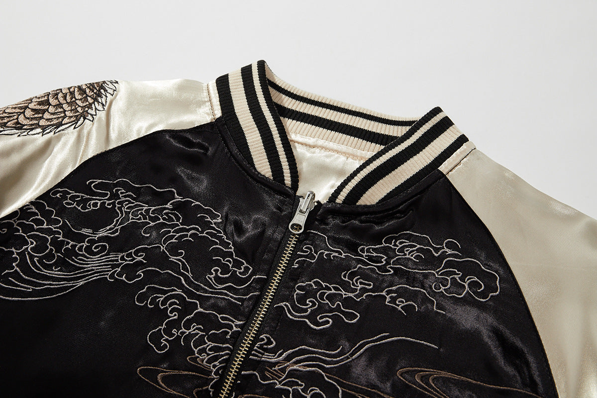 Twin Dragons Satin Jacket