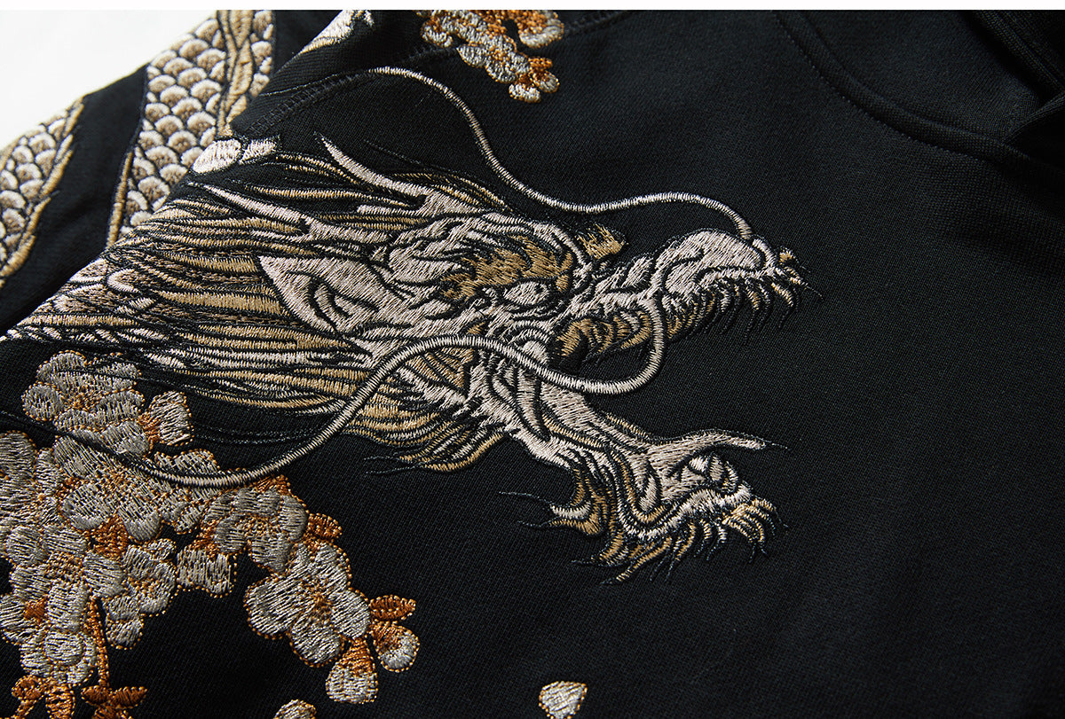Dragon Sukajan Embroidered Hoodie