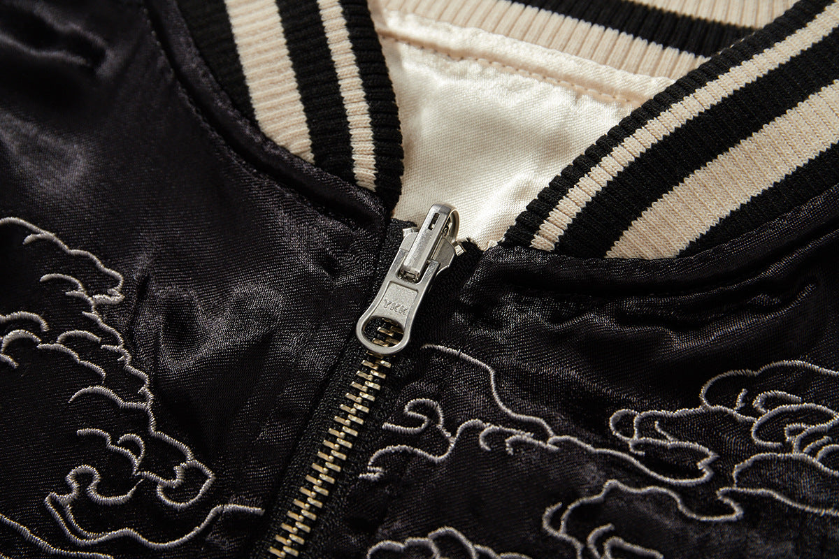 Twin Dragons Satin Jacket