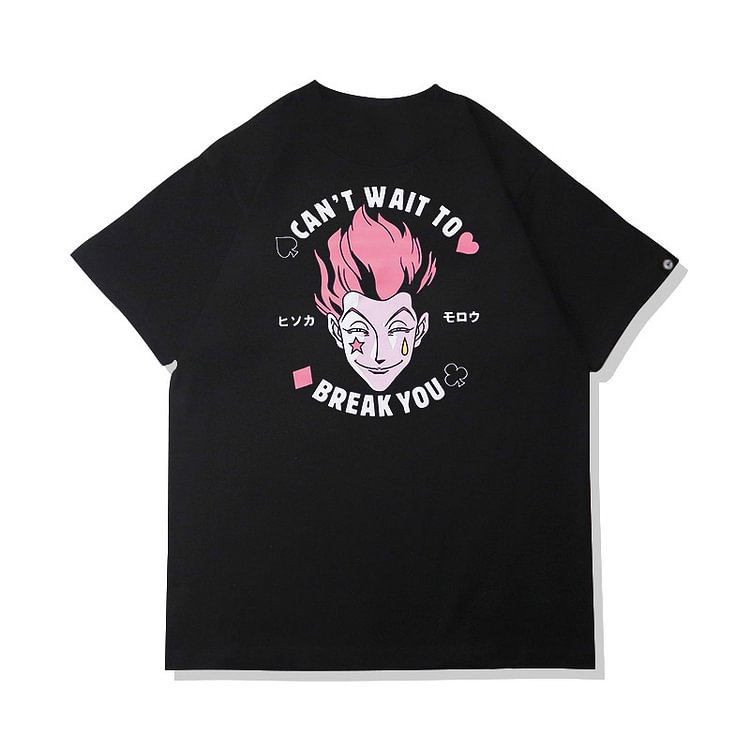 Hunter X Hunter Hisoka T-Shirt aus reiner Baumwolle