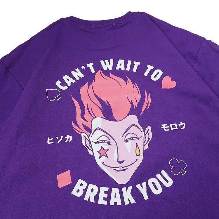 Hunter X Hunter Hisoka T-Shirt aus reiner Baumwolle
