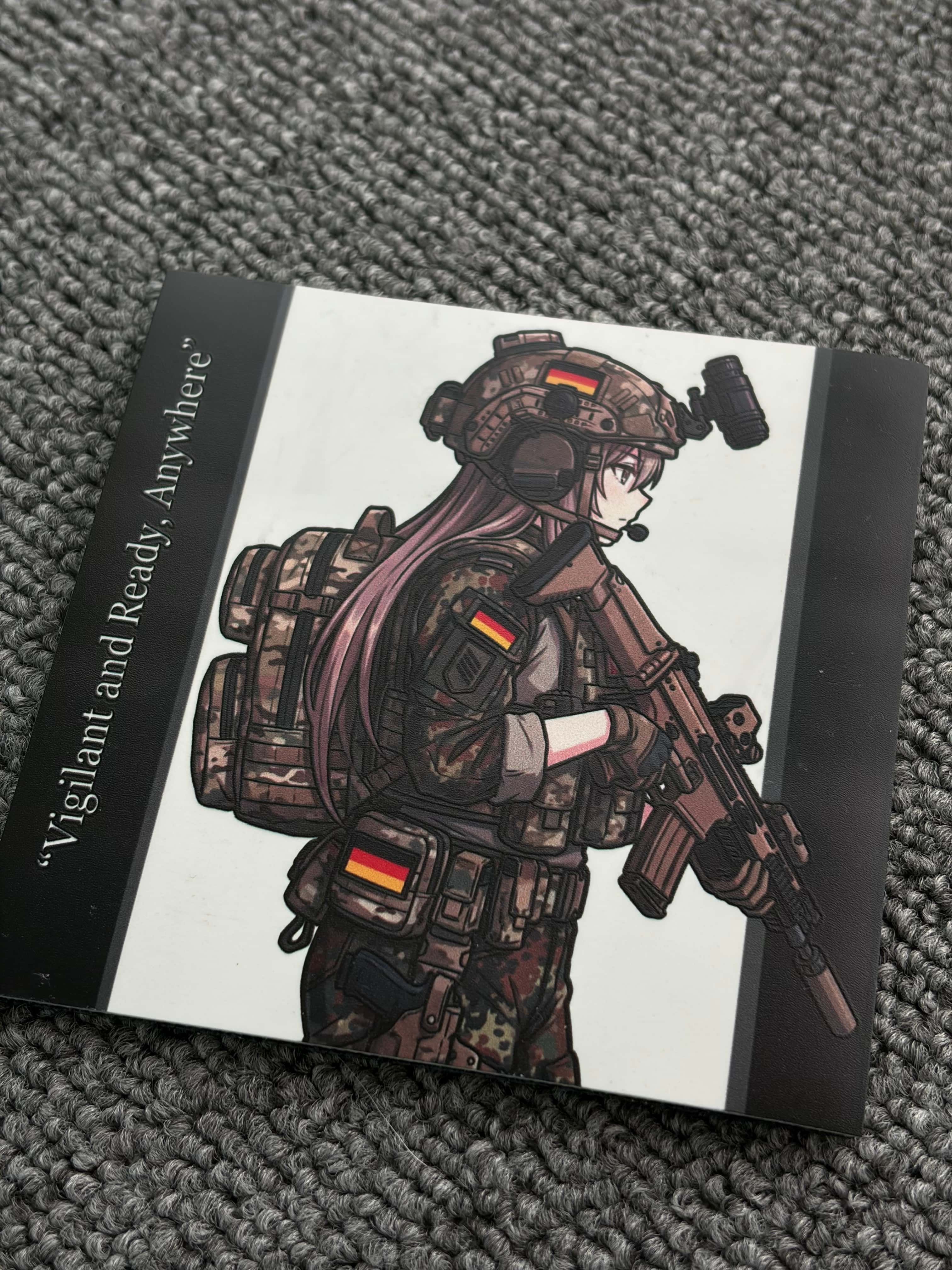 Germany Anime Girl Patch