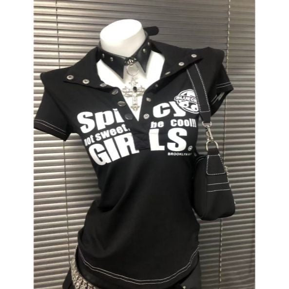 T-shirt graphique « Spicy Girls » grande taille disponible