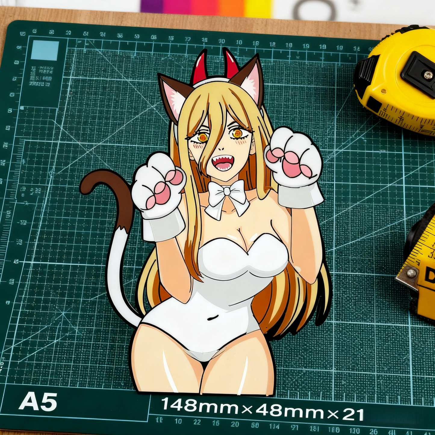 Chainsaw Man Power Metal Pin