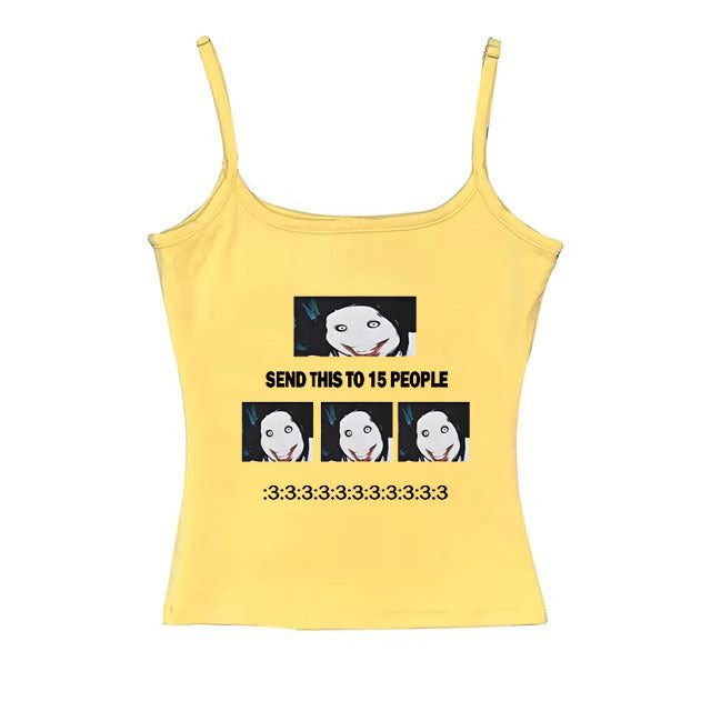 Puur katoenen Dandadan schattig esthetisch T-shirt met lange mouwen