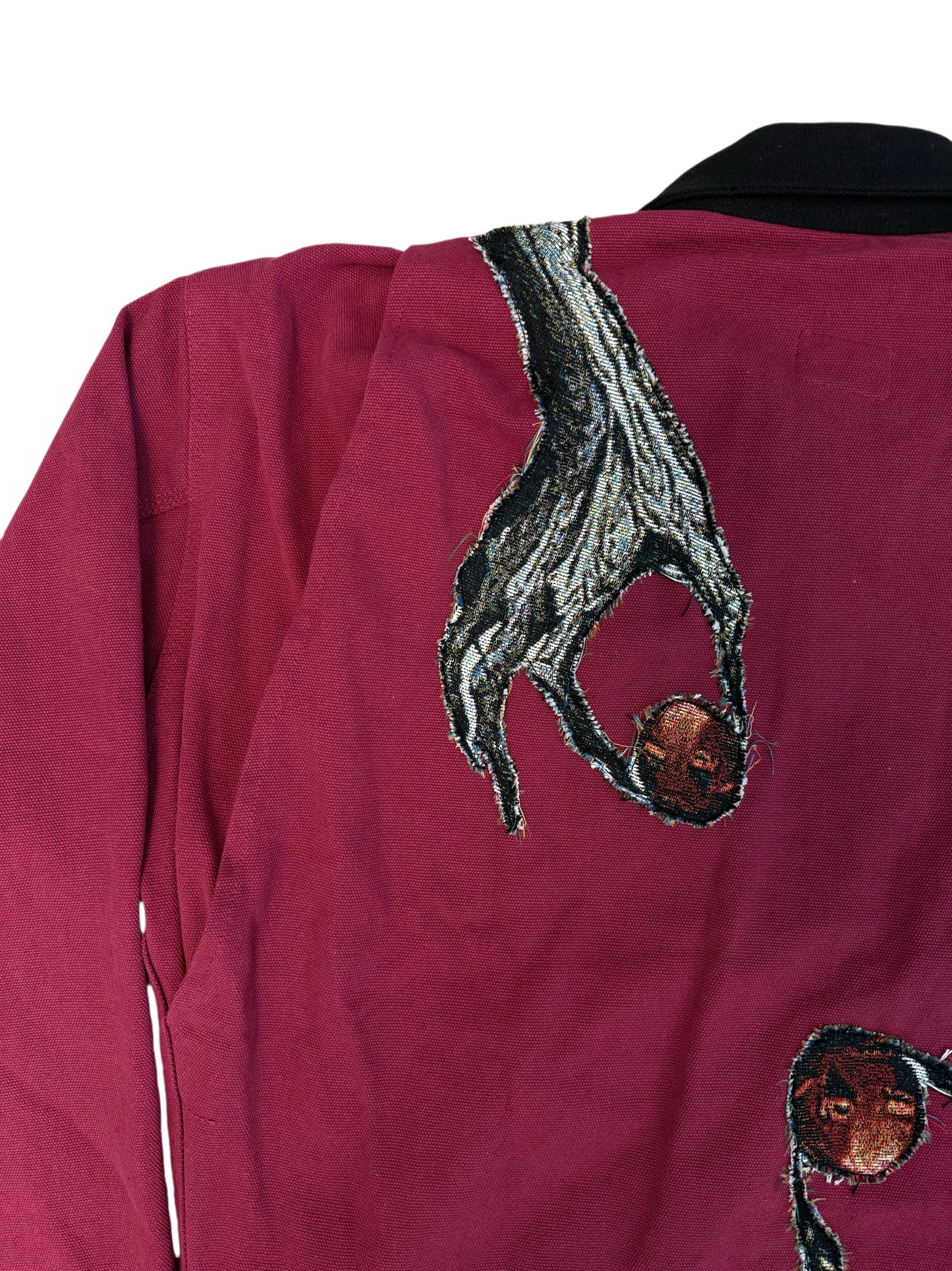 Sweat à capuche gothique à col en fourrure