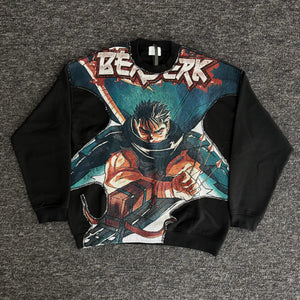 Sweat à capuche gothique à col en fourrure