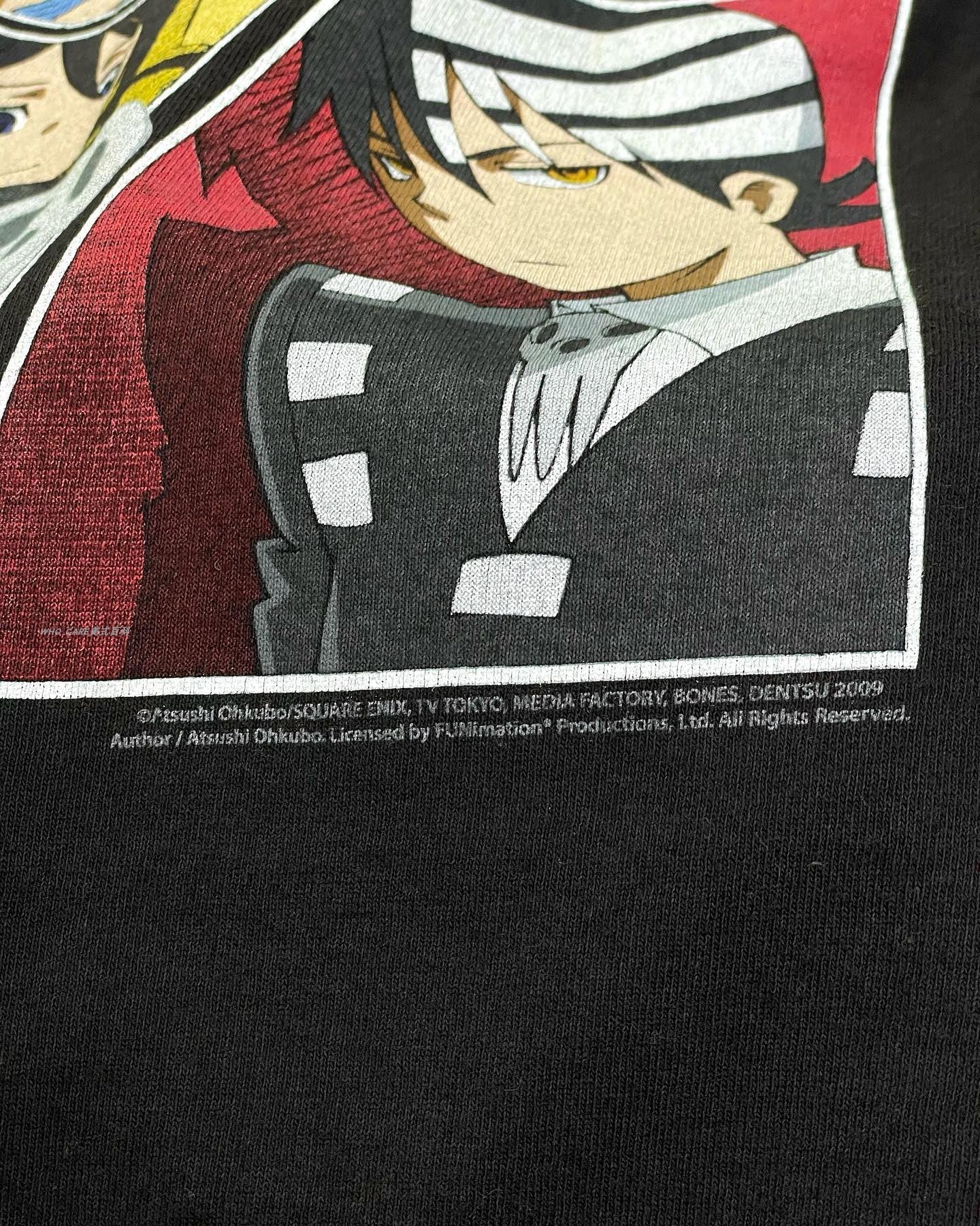 T-shirt imprimé recto verso de l'anime Parasyte