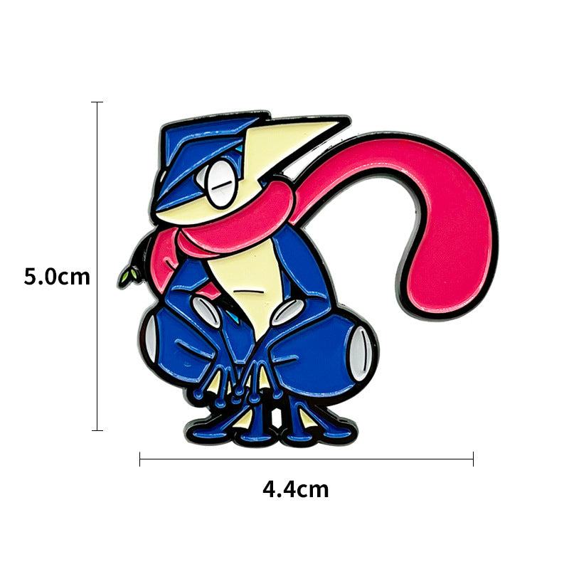 Classic Japanese Anime Spirit Beast Metal Pin Badge