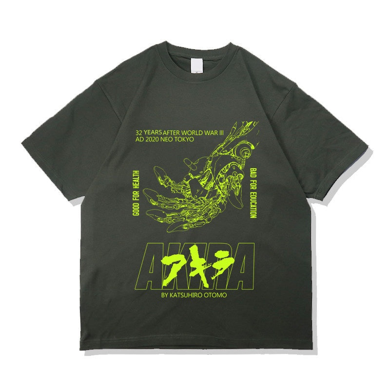 Camiseta vintage Akira de puro algodón