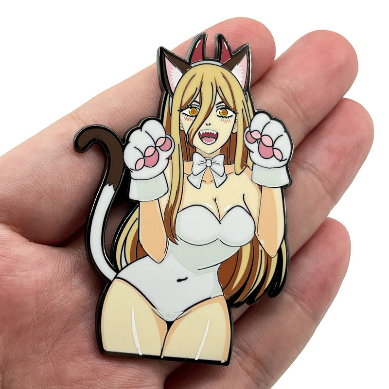 Chainsaw Man Power Metal Pin