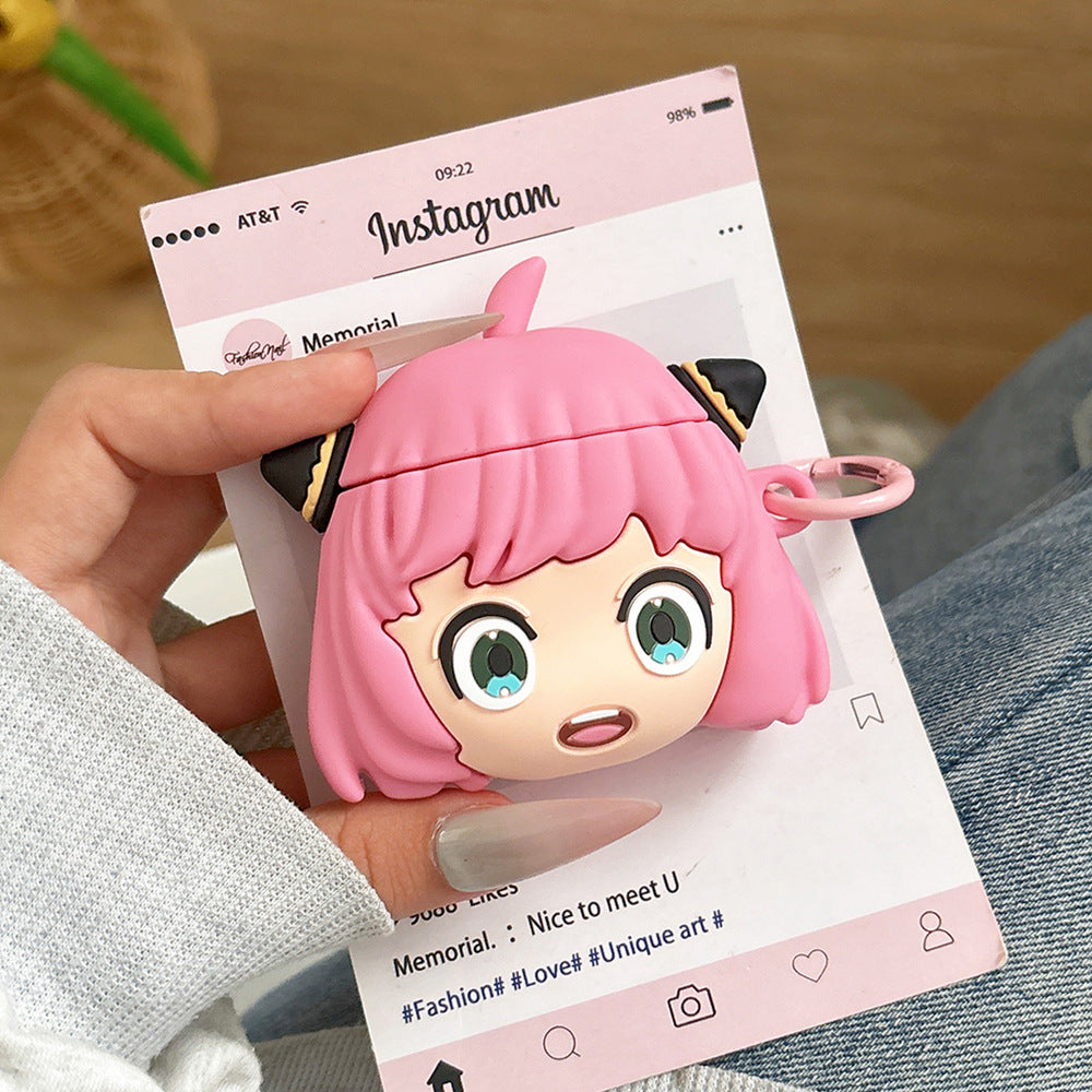 "Pink Peep" Anya AirPods Case