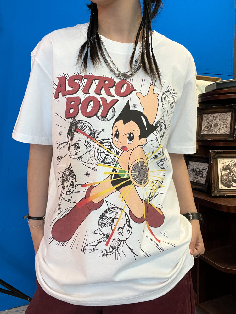 Akira Cyberpunk Kaneda DTG T-shirt van puur katoen met print