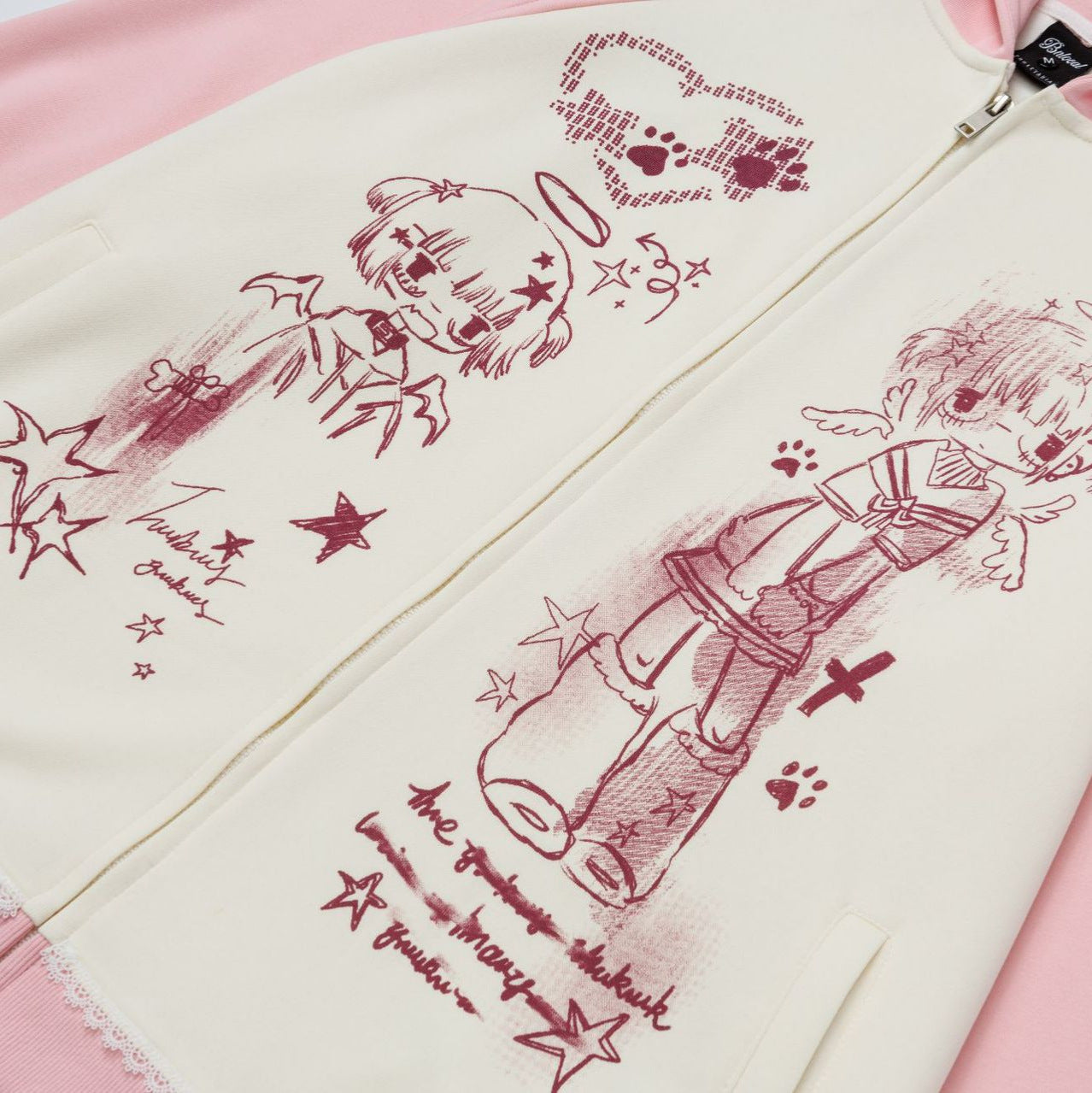 Camiseta de manga larga estética Dandadan de puro algodón