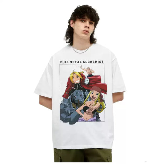 Pure Cotton Fullmetal Alchemist DTG Printed T-shirt