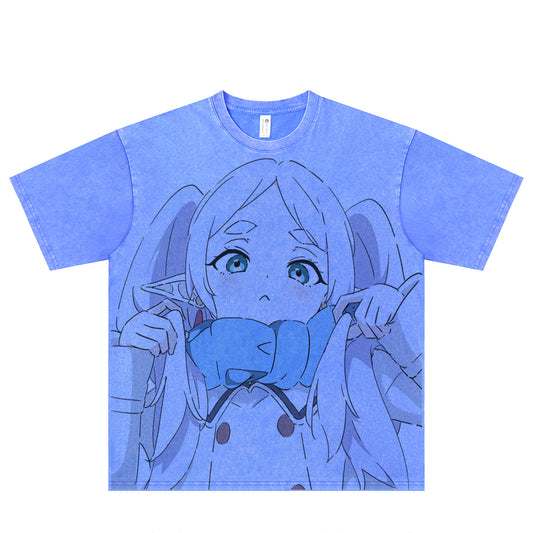 Frieren Anime Girl T-shirt