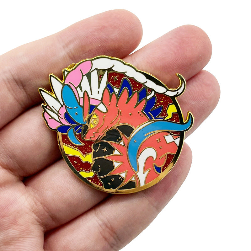 Classic Japanese Anime Spirit Beast Metal Pin