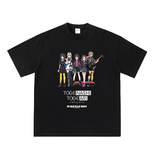 Pure Cotton Girls Band Cry Anime Kawaii T-shirt