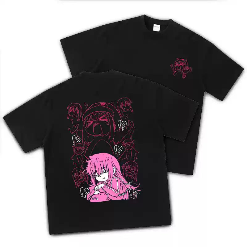 T-shirt Pure Cotton Bocchi The Rock Gotou Hitori