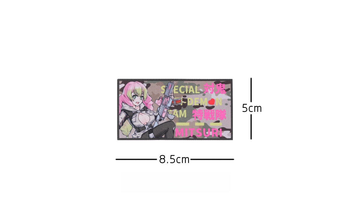 Anti-Demon Special Ops Hook & Loop Tactical Morale Patch