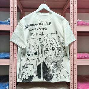 T-shirt graphique animé Lain
