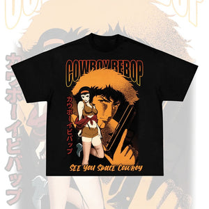 Pure Cotton Cowboy Bebop Retro Tshirt