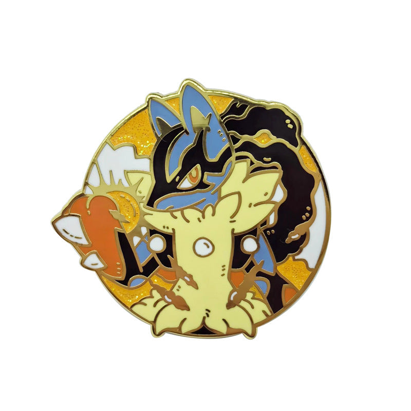 Classic Japanese Anime Spirit Beast Metal Pin