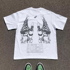 Pure Cotton Akira Anime Cyberpunk DTG Printed T-shirt