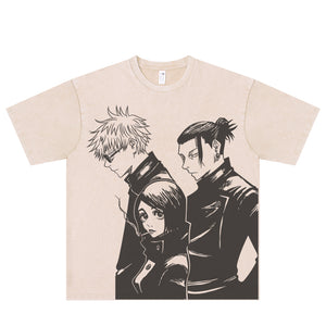 Pure Cotton Dandadan Söpö esteettinen pitkähihainen T-paita