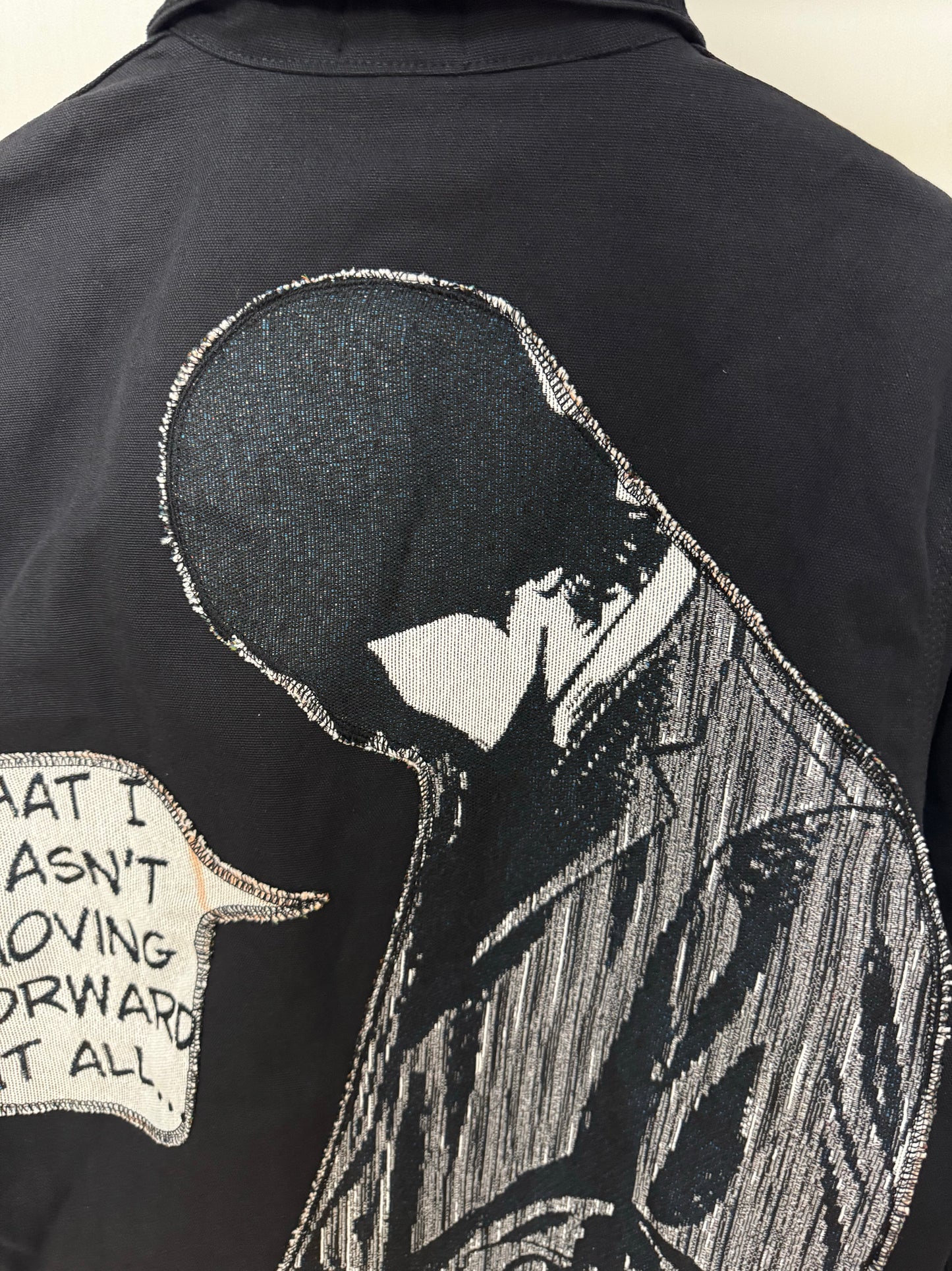 Sweat à capuche gothique à col en fourrure