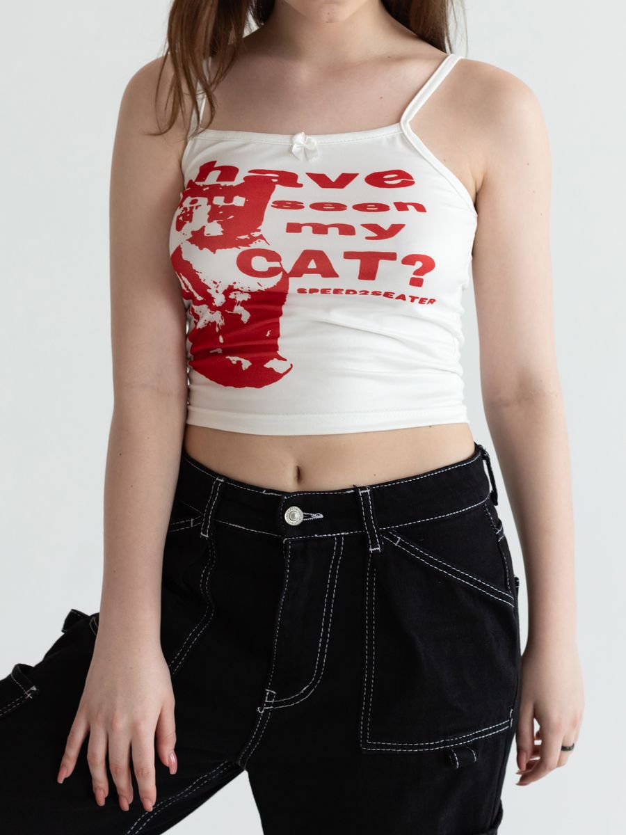 Puur katoenen Dandadan schattig esthetisch T-shirt met lange mouwen