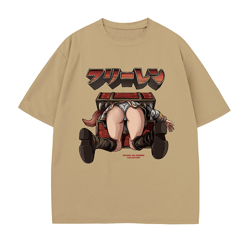 Pure Cotton Unisex Frieren Anime Graphic Tshirt
