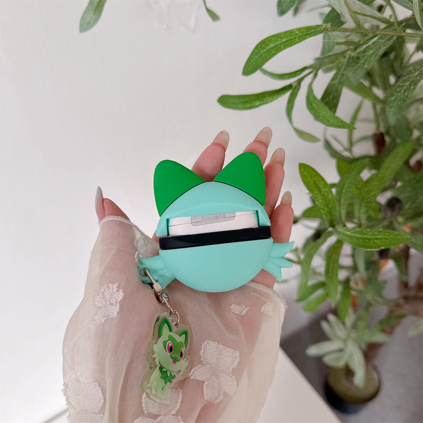 "Forest Pounce" Sprigatito AirPods Case