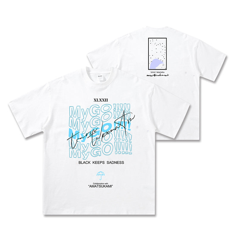 Camiseta de manga comprida Dandadan de algodão puro com estética fofa